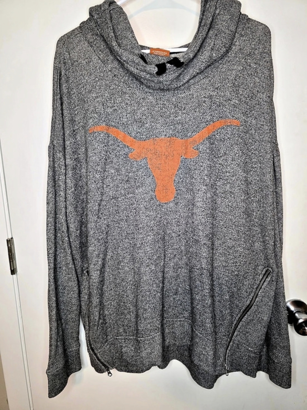 We Are Texas Texas Longhorns Hoodie Heather Gray & Orange XL Hoodie